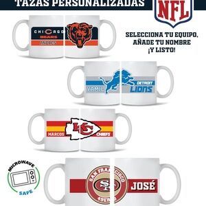 NFL White Ceramic Mugs